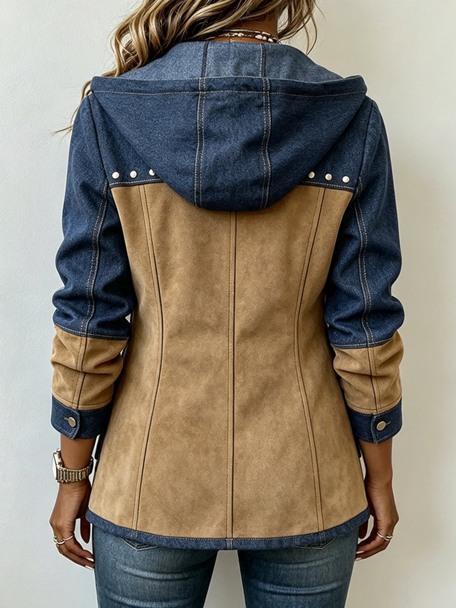 Marianne | Quilted Patchwork Hoodie Jacket
