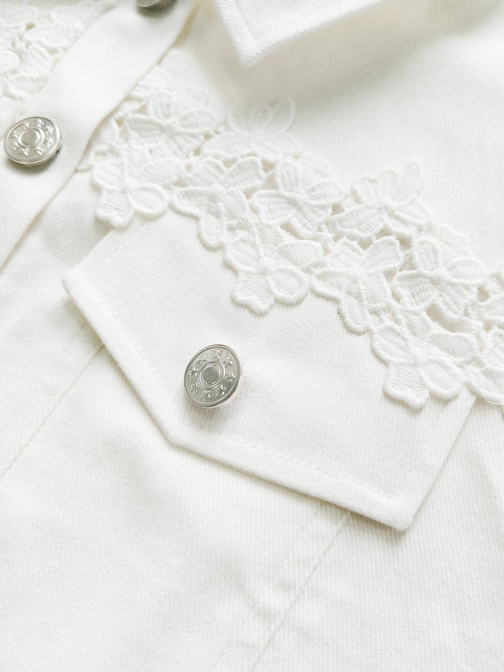 Elise | Lace Panel Jacket