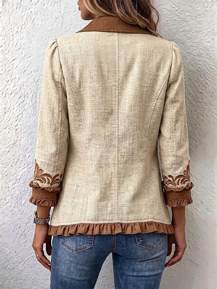 Isabelle | Retro Bohemian Pleated Jacket