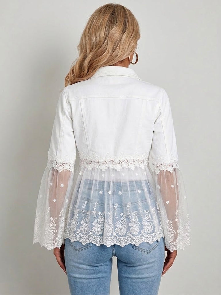 Elise | Lace Panel Jacket