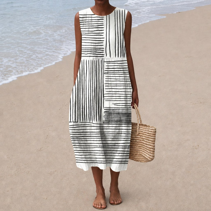 Vivienne - Comfortable Summer Dress Without Sleeves