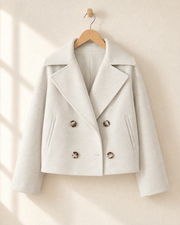 Roberta | Cropped Double-Breasted Jacket