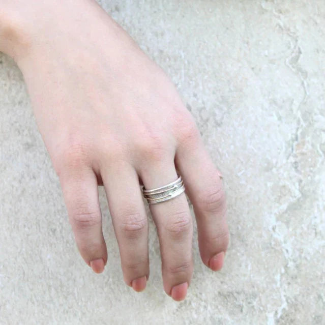 Shine - Vintage Silver and Gold Ring