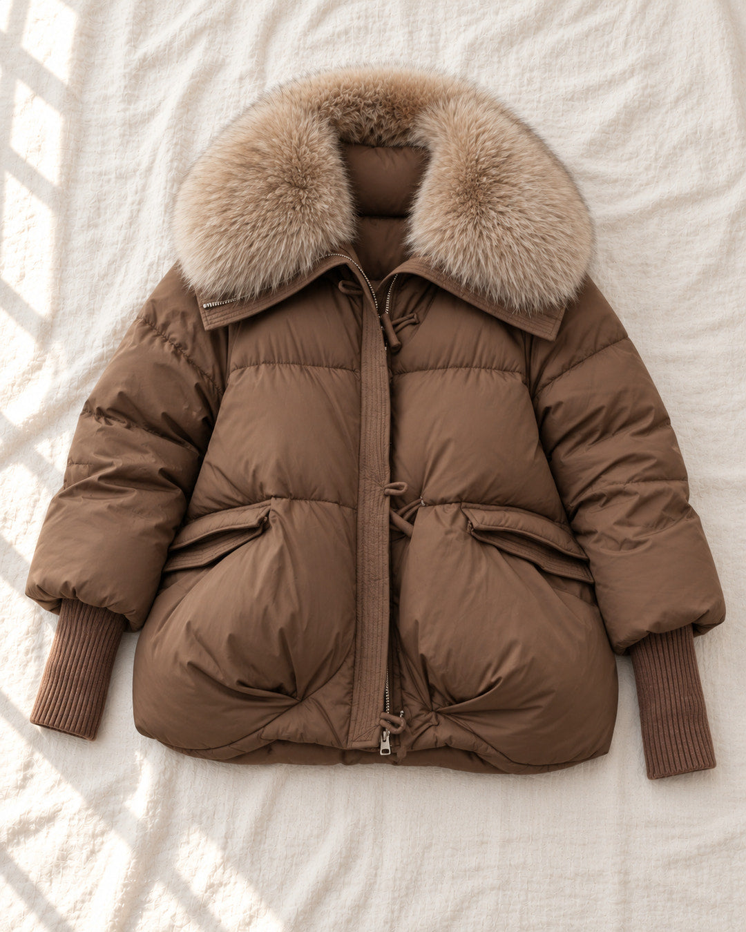 Sofia | Faux-Fur Collar Puffer Coat