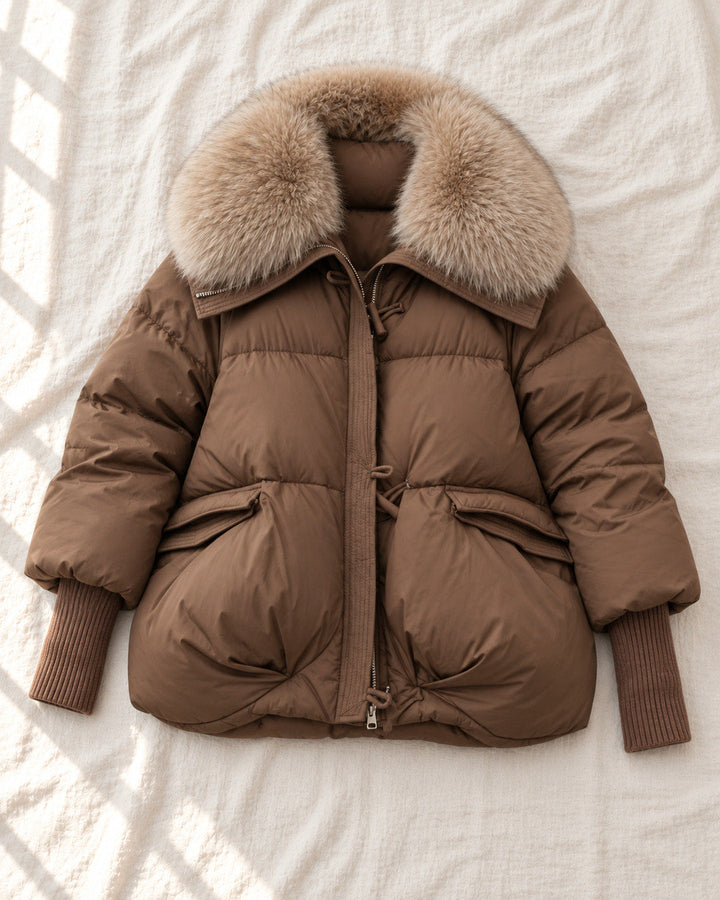 Sofia | Faux-Fur Collar Puffer Coat