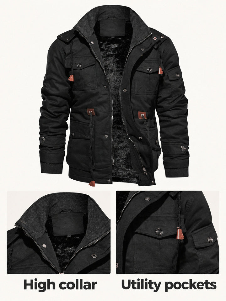 Tobias | Black Utility Jacket