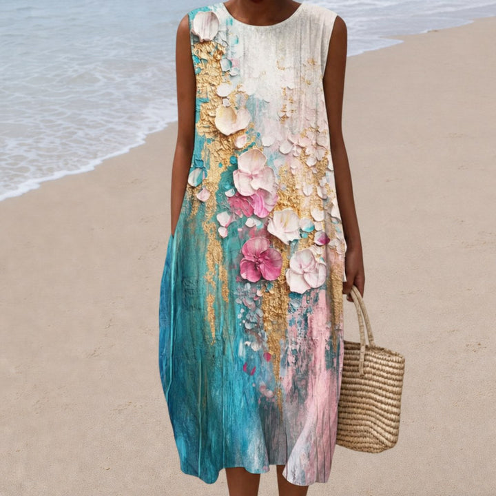 Florence - Comfortable Summer Dress Without Sleeves