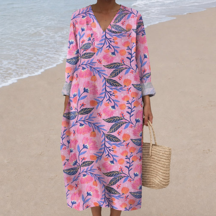 Clémence - Flattering Printed Summer Dress