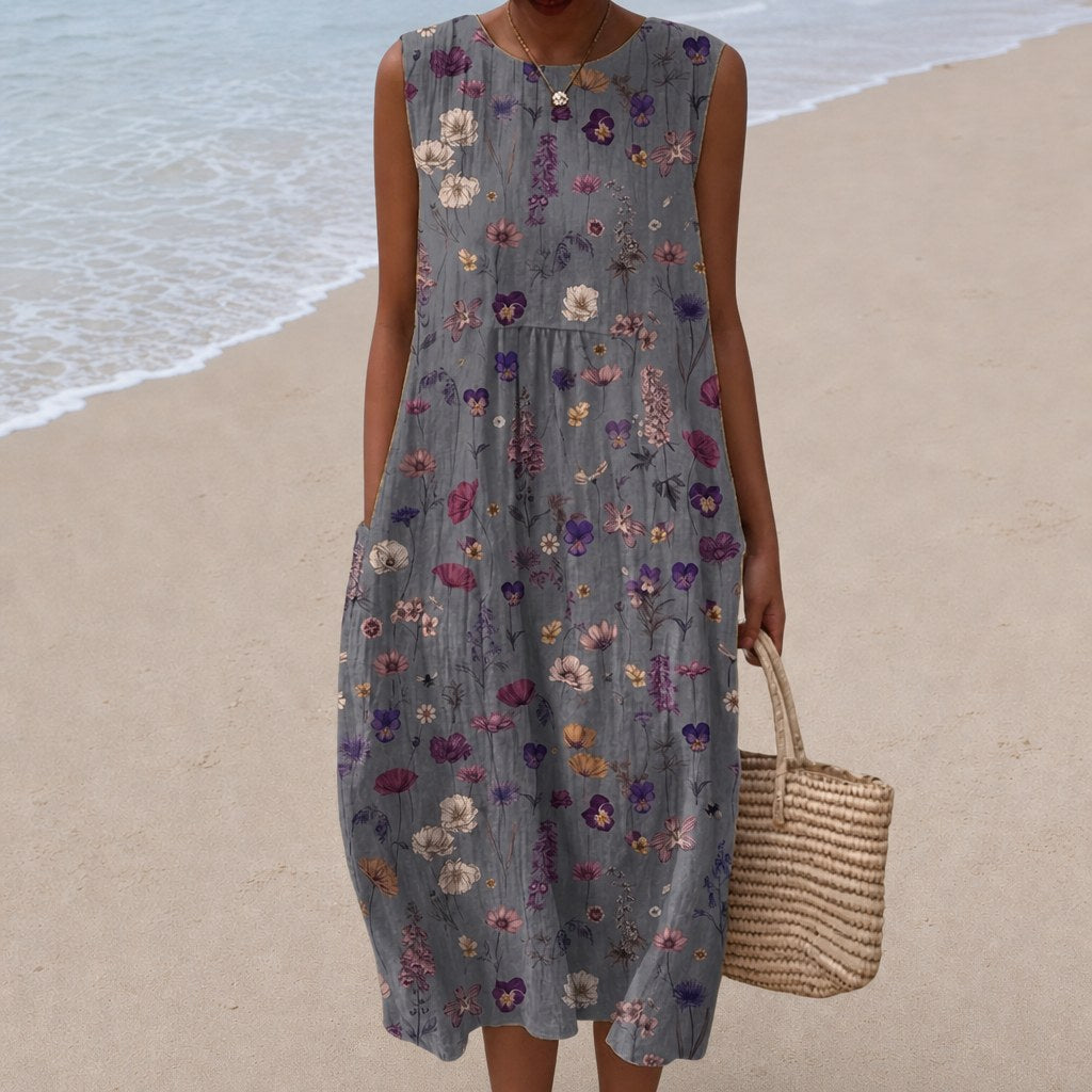 Mael - Comfortable Summer Dress Without Sleeves